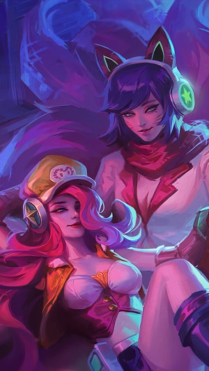 Ahri and Miss Fortune from League of Legends