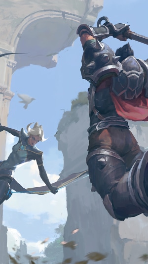 Darius and Camille from League of Legends