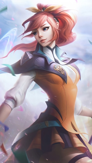 Lux from League of Legends Battle Academia skin