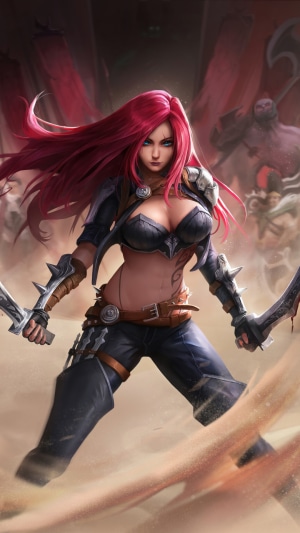 Katarina from League of Legends in Action