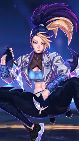 Akali from League of Legends KDA All Out