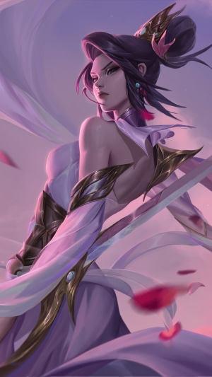 Fiora from League of Legends in Elegant Pose