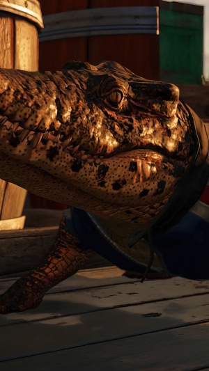 Guapo the crocodile from Far Cry 6