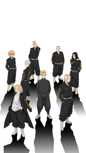 Tokyo Revengers characters standing together