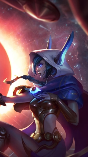 Xayah from League of Legends Splash Art