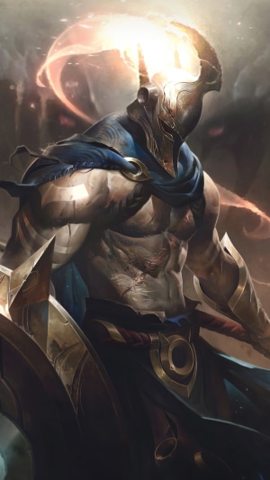 Pantheon from League of Legends Splash Art