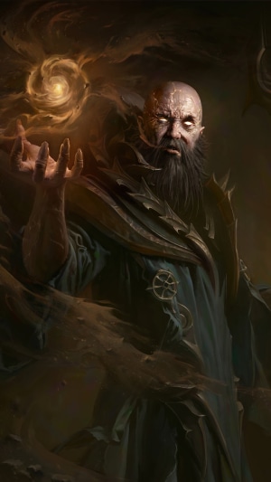 Diablo Immortal Wizard casting a spell