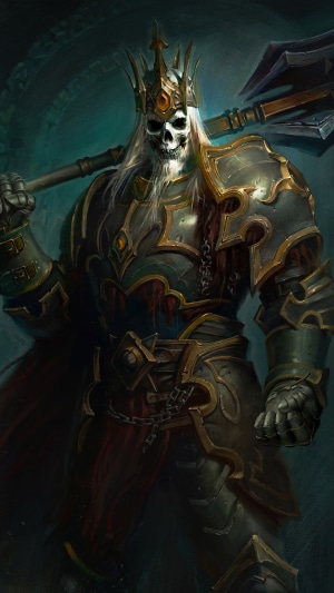 Diablo Immortal Lich King with Mace