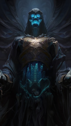 Diablo Immortal Lich King Skeleton Monster
