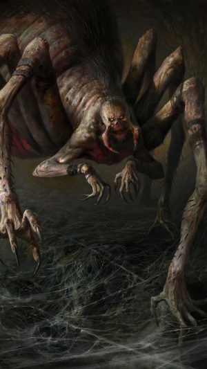 Giant spider monster from Diablo Immortal