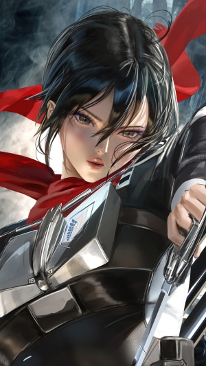 Mikasa Ackerman from Attack on Titan