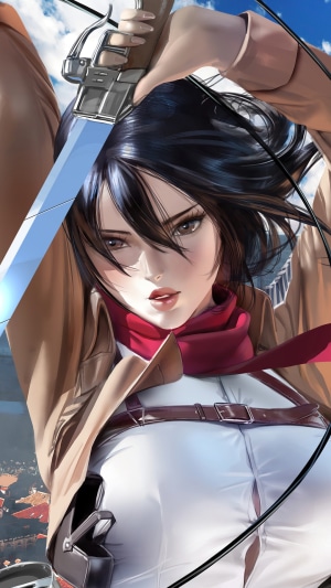 Mikasa Ackerman from Attack on Titan