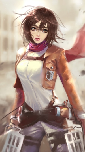 Mikasa Ackerman from Attack on Titan