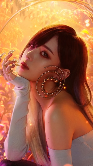Winter Kim Min Jeong from Aespa Kpop Art