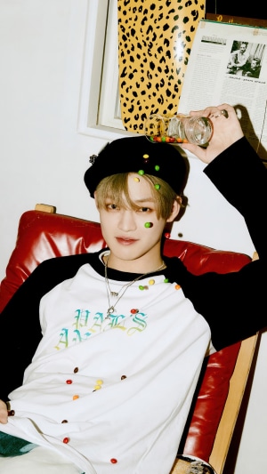Chenle from NCT Dream with candies