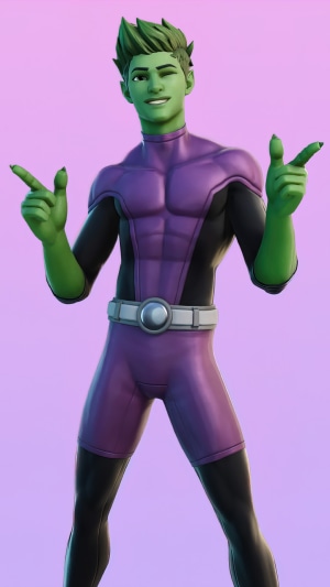 Beast Boy from Fortnite