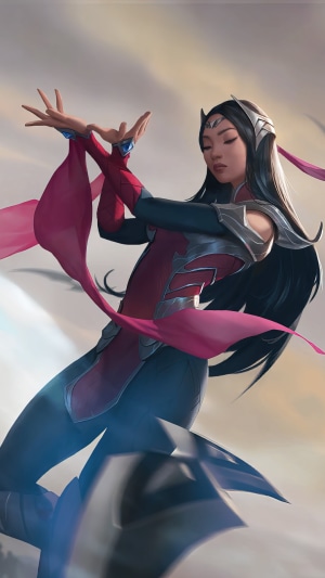 Irelia from League of Legends and Legends of Runeterra