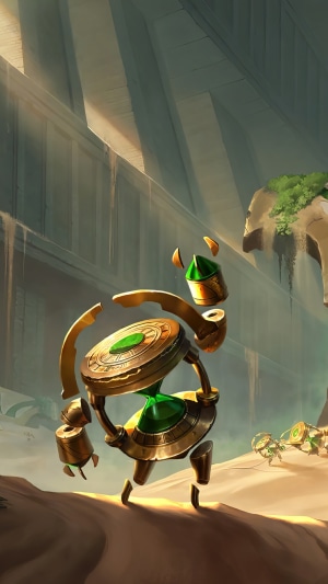 Hourglass creatures in Legends of Runeterra