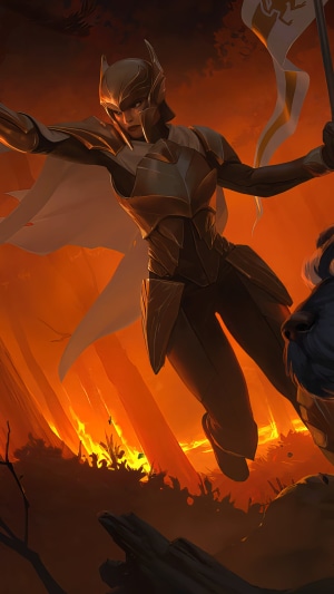 Leona from Legends of Runeterra