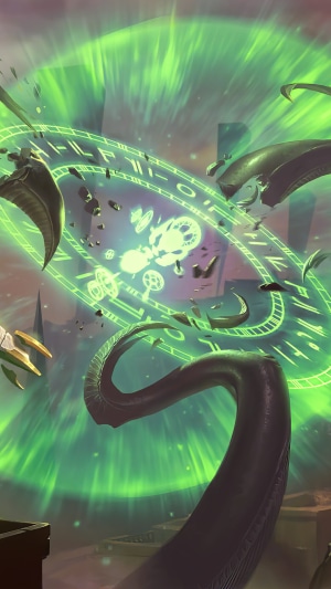 Legends of Runeterra magical portal with tentacles
