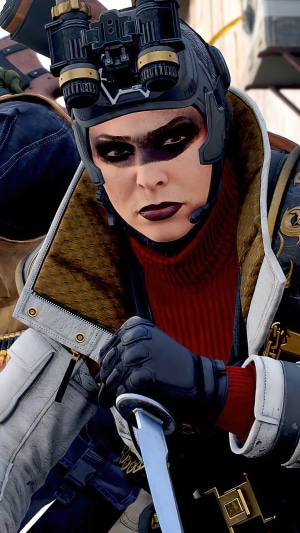 Call of Duty Black Ops Cold War character with knife