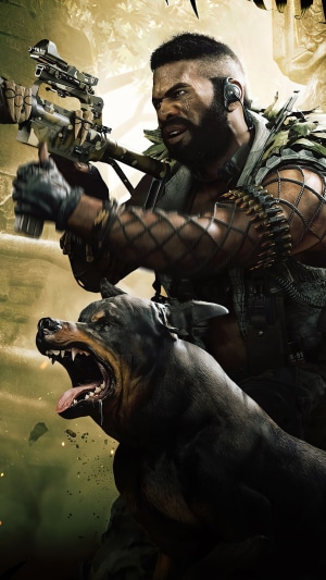 Terrell Wolf and Dog from Call of Duty Black Ops Cold War
