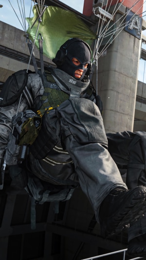Call of Duty Warzone Parachuting Soldier