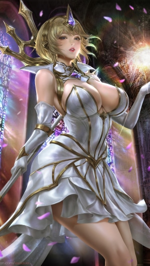 Lux from League of Legends in Elegant Armor