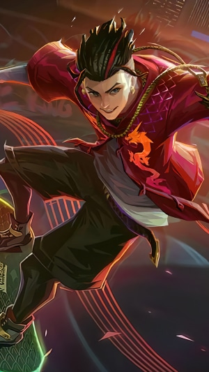 Chou from Mobile Legends in Action