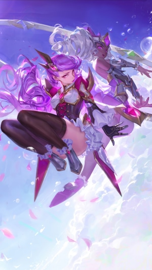 Battle Queens Katarina and Qiyana from League of Legends