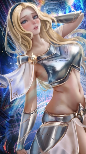 Lux from League of Legends in Shining Armor