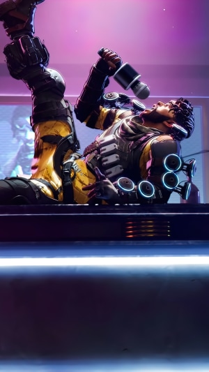 Mirage from Apex Legends singing