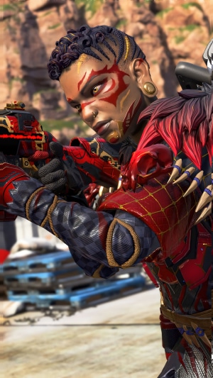 Lifeline from Apex Legends Crimson Queen skin
