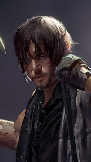 Daryl Dixon from The Walking Dead Digital Art