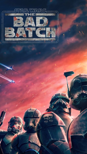 Star Wars The Bad Batch Poster with Clone Troopers