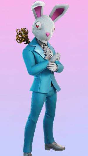 Rabbit character from Fortnite
