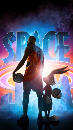 Space Jam A New Legacy LeBron James and Bugs Bunny