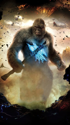 King Kong with glowing axe from Godzilla vs Kong