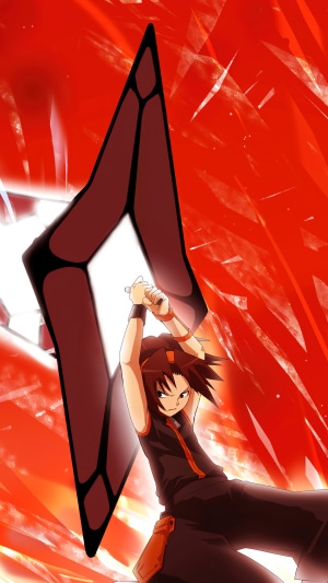 Yoh Asakura from Shaman King with Spirit of Sword