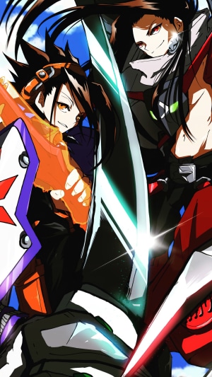 Yoh Asakura and Hao Asakura from Shaman King