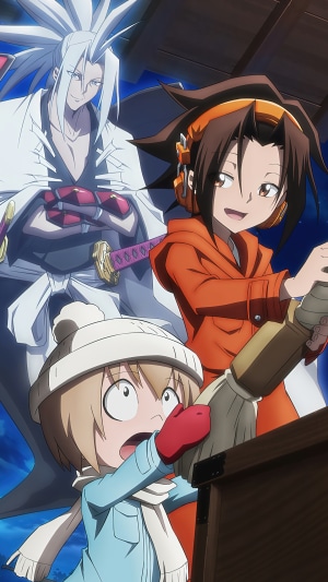 Shaman King: Yoh, Manta, and Amidamaru