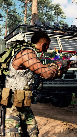 Soldier aiming a weapon in Call of Duty Black Ops Cold War