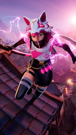 Vi from Fortnite in Action Pose
