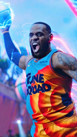 LeBron James from Space Jam 2