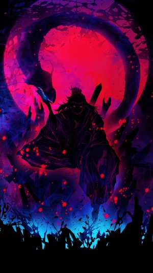Suguru Geto from Jujutsu Kaisen with Dark Aura
