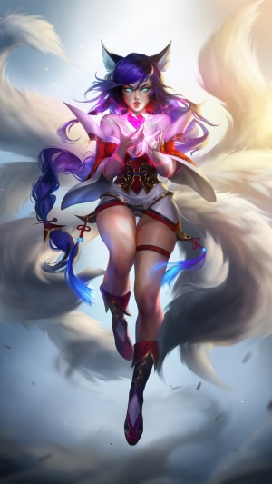 Ahri from League of Legends Casting Magic
