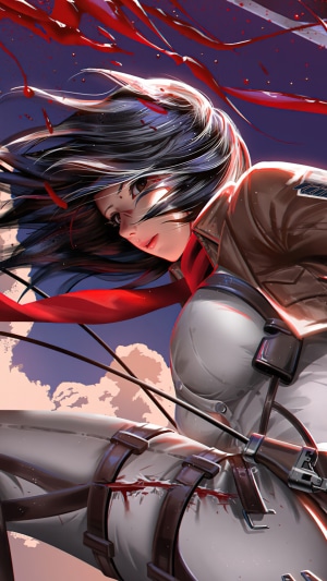 Mikasa Ackerman from Attack on Titan