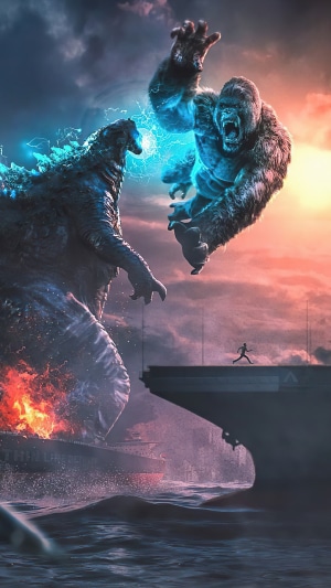 Godzilla vs Kong, Movie, Kong HD Phone Wallpaper | Rare Gallery