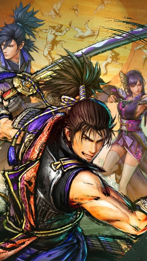 Samurai Warriors Characters in Battle