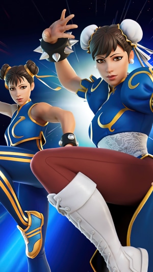 Chun-Li from Street Fighter in Fortnite